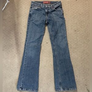 Mossissue boot cut jeans- light washed
